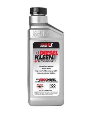 Power Service 3025-12 Diesel Kleen+Cetane Boost 26oz Bottle (12 Pack)